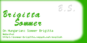 brigitta sommer business card